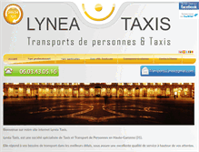 Tablet Screenshot of lyneataxis.com